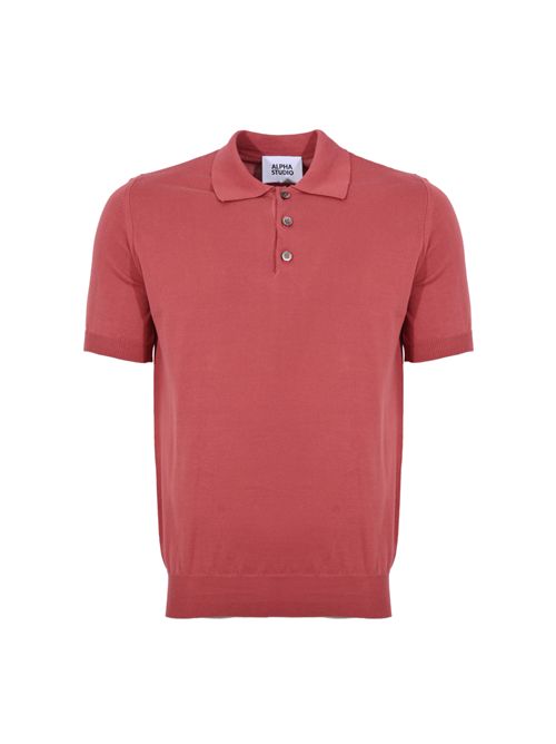 Polo in filato di cotone Cipolla Alpha studio | AU-5001B1005